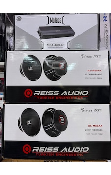 Rs-m88ax 20cm İki Takım Midrange 700wat375rms 4 Kanallı Mba-400.4 4x400rms Anfi Rs-m88ax 20cm İki Takım Midrange 700wat375rms 4 Kanallı Mba-400.4 4x400rms Anfi