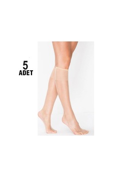 5 Adet İnce Mat Pantolon Çorap Kahverengi 5 Adet İnce Mat Pantolon Çorap Kahverengi
