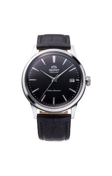 Orient Bambino Ra-ac0m02b30b Kurmakı Otomatik Deri Siyah 38 Mm Erkek Kol Saati Gri