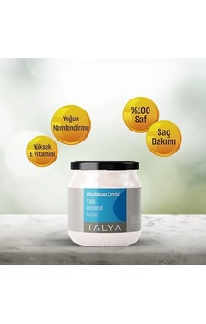 Katı Hindistan Cevizi Yağı, Soğuk Sıkım,%100 Saf Ve Doğal, 150 Ml