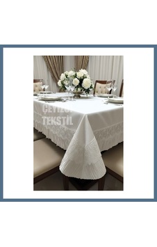 Buradabulabilirsin Dantelli Yemek Masası Örtüsü 160x220cm Tek Masa Bbz Çok Renkli Buradabulabilirsin Dantelli Yemek Masası Örtüsü 160x220cm Tek Masa Bbz Çok Renkli
