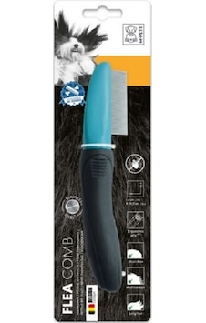 M-Pets 10105199 Flea Comb Köpek Dış Parazit Tarağı 19 CM Mavi