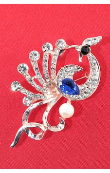 Yeniden Doğuşun Hikayesi Anka Kuşu Broş Gold Renk Safir Mavi Zirkon Taşlı İncili Kadın Yaka İğnesi Çok renkli Yeniden Doğuşun Hikayesi Anka Kuşu Broş Gold Renk Safir Mavi Zirkon Taşlı İncili Kadın Yaka İğnesi Çok renkli