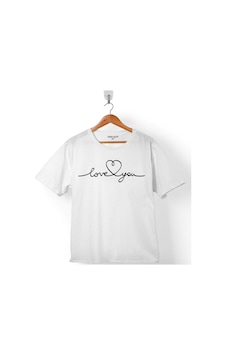 I Love You Kalp Sonsuzluk İşareti Çocuk Tişört 001