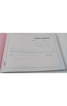 Tediye Makbuzu Otokopili 50x2