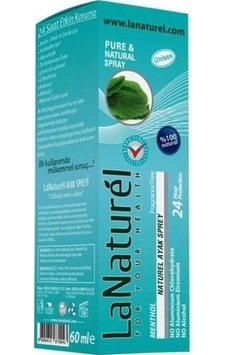 Lanaturel Mentol Doğal Ayak Kokusu Giderici Sprey 50 ML Lanaturel Mentol Doğal Ayak Kokusu Giderici Sprey 50 ML