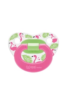 Wee Baby Desenli Damaklı Emzik No:2 6-18Ay 834 Pembe