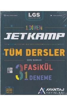 LGS Jetkamp Tüm Dersler Soru Bankası- Avantaj Yayınları