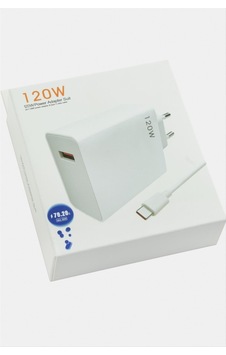 120w Type C Şarj Aleti Beyaz