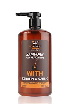 Weprof Keratin&garlic Tuzsuz Şampuan - Yıpranmış Weprof Keratin&garlic Tuzsuz Şampuan - Yıpranmış