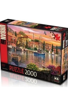 Puzzle 2000 Parça Harbour Sunset Puzzle 2000 Parça Harbour Sunset