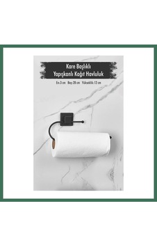 En-cag Yapışkanlı Kare Başlıklı Siyah Kağıt Havluluk Bss En-cag Yapışkanlı Kare Başlıklı Siyah Kağıt Havluluk Bss