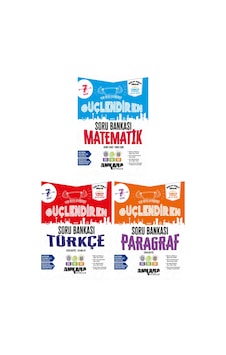 Ankara 2027 7. Sınıf Matematik + Türkçe + Paragraf Güçlendiren Soru Bankası Seti 3 Kitap Maarif Model Ankara 2027 7. Sınıf Matematik + Türkçe + Paragraf Güçlendiren Soru Bankası Seti 3 Kitap Maarif Model