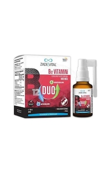 Zade Vital Vitamin B12 Duo 1000 Mcg Sprey 10 ML Zade Vital Vitamin B12 Duo 1000 Mcg Sprey 10 ML
