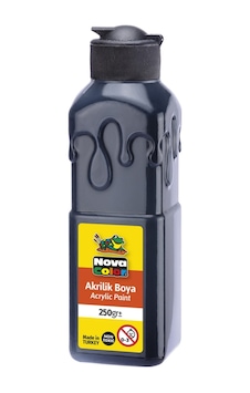 Nova Color Akrilik Boya 250 Gr Siyah Nova Color Akrilik Boya 250 Gr Siyah