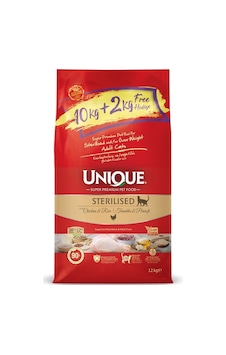 Unique Sterilized Kısırlaştırılmış Tavuklu Yetişkin Kedi Maması 10 KG + 2 KG Unique Sterilized Kısırlaştırılmış Tavuklu Yetişkin Kedi Maması 10 KG + 2 KG