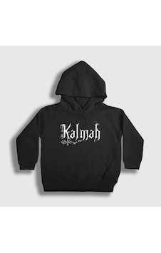 Presmono Unisex Çocuk Logo Kalmah Kapüşonlu Sweatshirt Siyah Presmono Unisex Çocuk Logo Kalmah Kapüşonlu Sweatshirt Siyah