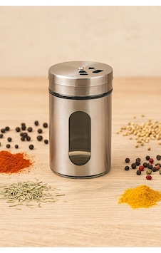 Cam Metal Kapaklı Tuzluk 100 Ml Altın Cam Metal Kapaklı Tuzluk 100 Ml Altın