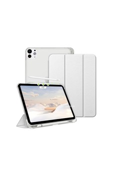 Apple iPad Uyumlu Pro 11inç M4/m5 İle Uyumlu Kılıf Cover Kalem Bölmeli Pc Case 2024/2025 Gri Sku: Zeusb0dy6vtrt2 Arka Kapak