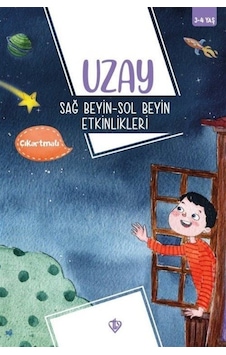 Uzay - Sağ Beyin - Sol Beyin Etkinlikleri-Çıkartmalı - 3 - 4 Yaş- Türkiye Diyanet Vakfı Yayınları Uzay - Sağ Beyin - Sol Beyin Etkinlikleri-Çıkartmalı - 3 - 4 Yaş- Türkiye Diyanet Vakfı Yayınları