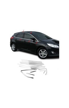 Ford Focus Hb 2011 2018 Cam Çıtası Krom