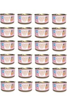 Schesir Baby Cat Tavuk Ve Somonlu Yavru Kedi Konservesi 70 Gr. X 24 Adet Schesir Baby Cat Tavuk Ve Somonlu Yavru Kedi Konservesi 70 Gr. X 24 Adet