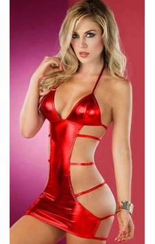 Veraura Lifestyle Kırmızı Seksi Tasarım Fantazi Elbise Tm2000