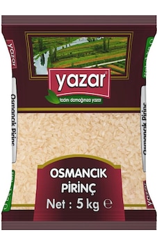 Yazar Osmancık Pirinç 5 KG Yazar Osmancık Pirinç 5 KG