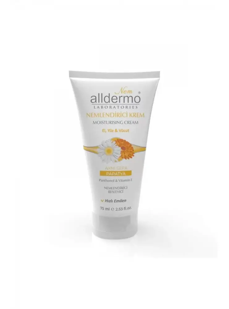 Alldermo Nemlendirici Krem Aynı Sefa Papatya 75ml Alldermo Nemlendirici Krem Aynı Sefa Papatya 75ml