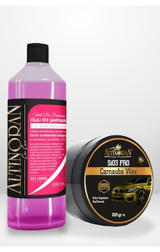 Altınoran Profesyonel Yıkama Ve 9h Seramik Koruma Seti Cilalı Şampuan 1l + Sio3 Pro Seramik Wax 200gr Altınoran Profesyonel Yıkama Ve 9h Seramik Koruma Seti Cilalı Şampuan 1l + Sio3 Pro Seramik Wax 200gr