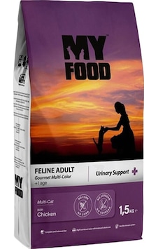 My Food Urinary Renkli Taneli Kedi Maması 1,5kg