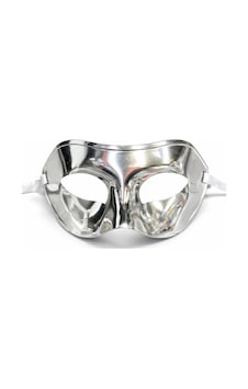 Metalize - 604 - Parlak Parti Maskesi Gümüş Renk - Csmo-tex - 16x7 Cm Yetişkin Metalize - 604 - Parlak Parti Maskesi Gümüş Renk - Csmo-tex - 16x7 Cm Yetişkin