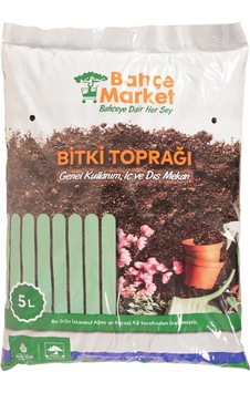 Bahçe Market Bitkisel Toprak 5 Lt