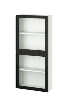 Duvar Dolabı, Beyaz-antrasit, 60x22x128 Cm, Fallsvık Duvar Dolabı, Beyaz-antrasit, 60x22x128 Cm, Fallsvık