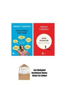 Zihin Tuzakları - Kendine Yardım Kitabı + Düşündüğün Gibi Değil + Okuma Sticker'ları