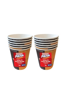 Piknik Kullan At Karton Bardak 8 Oz 6'lı 1484 2li Paket Açık Mavi Piknik Kullan At Karton Bardak 8 Oz 6'lı 1484 2li Paket Açık Mavi