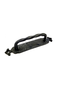Asma Kilit Antika Tarz Dekoratif Pirinç Burgulu Çekme Kol - 205x33 Mm, Oksit Asma Kilit Antika Tarz Dekoratif Pirinç Burgulu Çekme Kol - 205x33 Mm, Oksit