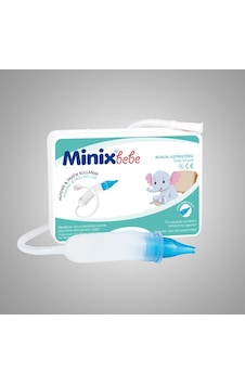 Minix Bebe Yumuşak Uçlu Aspiratör Beyaz