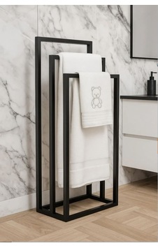 Todekhome Metal Havluluk Mat Siyah