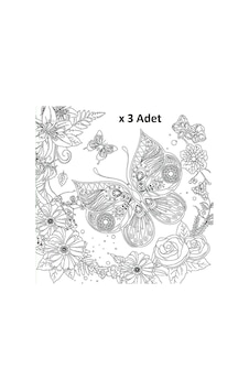 Bigpoint Baskılı Pres Tuval 30x30cm Kelebek X 3 Adet Bigpoint Baskılı Pres Tuval 30x30cm Kelebek X 3 Adet