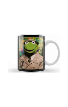 Funny Art Yer A Wizard Kermit Gift Kupa Bardak Porselen Karışık
