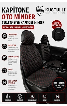 2'li Pilot Kapitone Terletmeyen Oto Koltuk Minder Cepli Model Kırmızı 1 2'li Pilot Kapitone Terletmeyen Oto Koltuk Minder Cepli Model Kırmızı 1