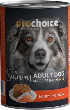 Prochoice Somonlu Pate Konserve Yetişkin Köpek Maması 400 G Prochoice Somonlu Pate Konserve Yetişkin Köpek Maması 400 G