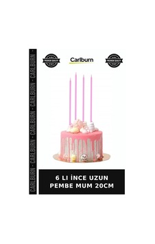Özel Üretim 6 Lı İnce Uzun Pembe Mum 20cm Aksesuar Şık Tasarım Çok Renkli Özel Üretim 6 Lı İnce Uzun Pembe Mum 20cm Aksesuar Şık Tasarım Çok Renkli