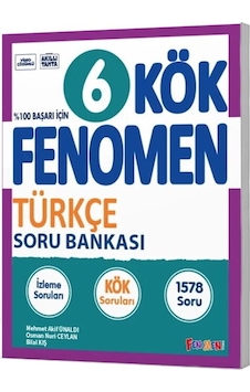 Fenomen 6. Sınıf Türkçe Kök Soru Bankası Fenomen Yayınları
