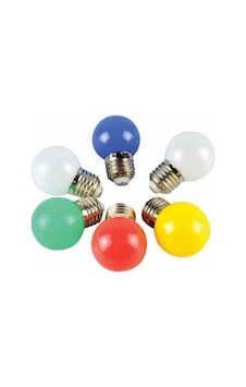 10 Adet 1.5W Mini Gece Lambası - Her Renk Mevcuttur Çok Renkli 10 Adet 1.5W Mini Gece Lambası - Her Renk Mevcuttur Çok Renkli