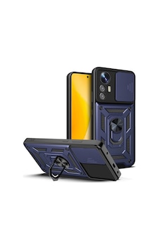 Xiaomi Mi 12 Lite Kılıf Magnetik Standlı Kamera Korumalı Zore Sürgülü Vega Kapak Xiaomi Mi 12 Lite Kılıf Magnetik Standlı Kamera Korumalı Zore Sürgülü Vega Kapak