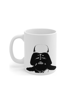 Star Wars Darth Vader Baskılı Kupa Bardak Beyaz Star Wars Darth Vader Baskılı Kupa Bardak Beyaz