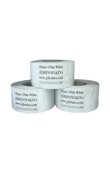 Beyaz 35w mm x 150m Sıcak Baskı Tarih Kodlama Ribon Şeridi Beyaz 35w mm x 150m Sıcak Baskı Tarih Kodlama Ribon Şeridi