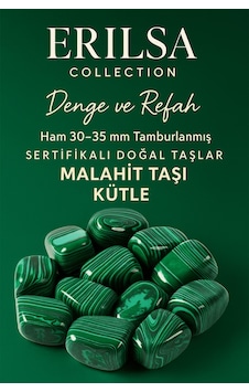 Sertifikalı Doğal Malahit Taşı Kütle 30-35 Mm Denge Ve Refah Kr Sertifikalı Doğal Malahit Taşı Kütle 30-35 Mm Denge Ve Refah Kr
